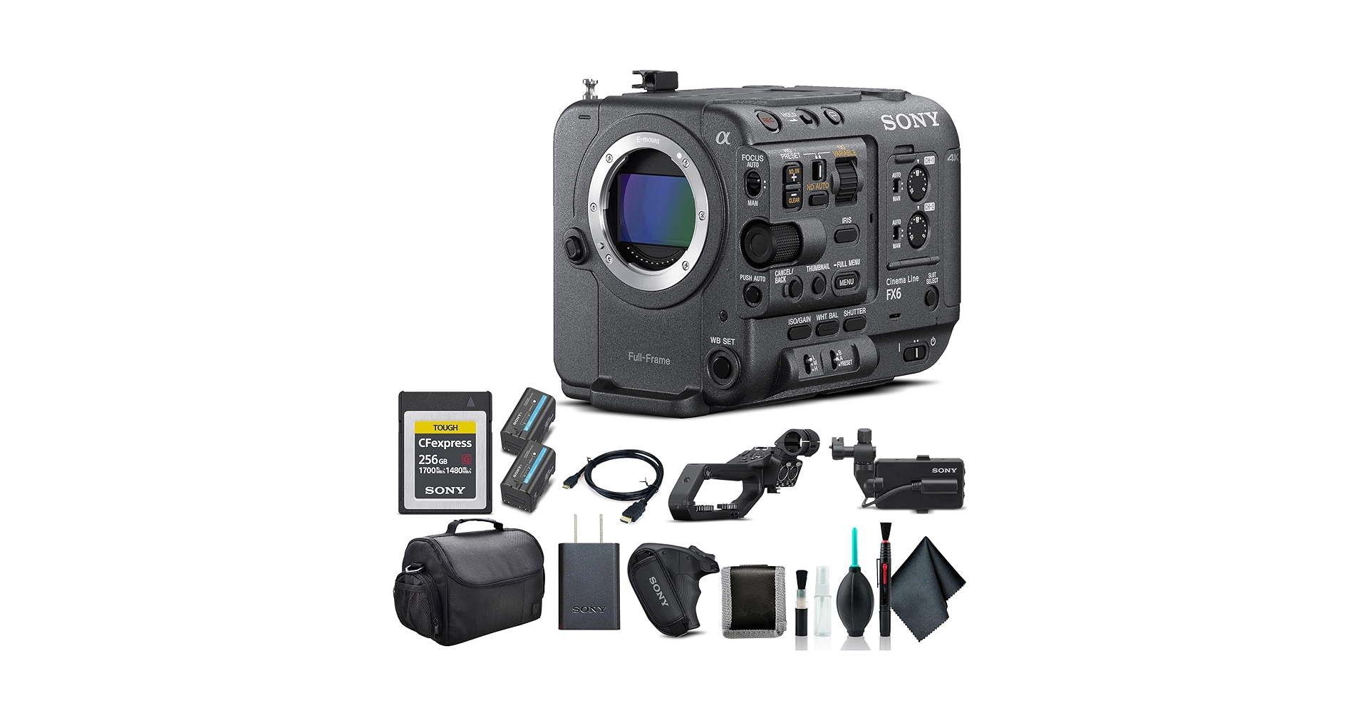 Amazon.com : Sony FX6 Full-Frame Cinema Camera Body Only